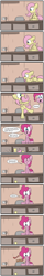 Size: 1894x11711 | Tagged: dead source, safe, artist:jittery-the-dragon, fluttershy, pinkie pie, earth pony, pegasus, pony, bait and switch, behaving like a cat, bread, comic, startled, toast, toaster