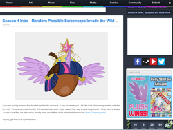 Size: 1193x897 | Tagged: safe, derpibooru import, screencap, twilight sparkle, twilight sparkle (alicorn), alicorn, season 4, equestria daily, leak, monopoly, pun, text, visual pun