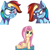 Size: 3000x3000 | Tagged: safe, artist:discorded, derpibooru import, fluttershy, rainbow dash, pegasus, pony, tanks for the memories, belly button, do i look angry, faic, rainbow grinch, scene interpretation