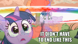 Size: 1280x720 | Tagged: safe, derpibooru import, twilight sparkle, twilight sparkle (alicorn), alicorn, pony, alicorn drama, atomic rainboom, doom paul, drama, female, mare, meme