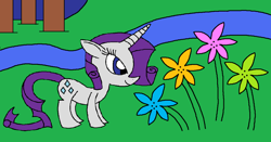 Size: 1024x538 | Tagged: safe, artist:killerbug2357, rarity, pony, unicorn, 1000 hours in ms paint, ms paint, solo