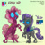 Size: 500x500 | Tagged: safe, artist:drjavi, pinkie pie, rarity, oc, oc:eipeik nip, oc:ytirar, changeling, earth pony, pony, changelingified, pink changeling