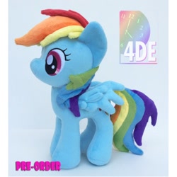 Size: 500x500 | Tagged: safe, derpibooru import, rainbow dash, 4de, irl, photo, plushie, solo