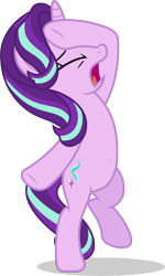 Size: 5000x8319 | Tagged: safe, artist:luckreza8, starlight glimmer, pony, the beginning of the end, .svg available, belly button, bipedal, simple background, solo, transparent background, vector