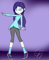 Size: 447x544 | Tagged: safe, artist:goldhajik, rarity, equestria girls, alternate costumes, alternate hairstyle, solo