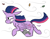 Size: 900x700 | Tagged: safe, artist:karpet-shark, derpibooru import, twilight sparkle, twilight sparkle (alicorn), windy (g5), alicorn, pony, female, mare, newspaper, solo, tumblr, twily-daily, windswept mane