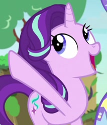 Size: 795x934 | Tagged: safe, screencap, starlight glimmer, pony, unicorn, to change a changeling, cropped, pointing, solo
