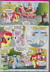 Size: 800x1157 | Tagged: safe, derpibooru import, apple bloom, rainbow dash, sweetie belle, pegasus, pony, comic, official