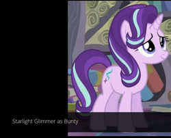 Size: 455x367 | Tagged: safe, starlight glimmer, pony, unicorn, bunty the hen, cast video, chicken run, derpypasta, hit by a truck of nostalgia, nostalgia