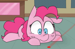 Size: 922x610 | Tagged: safe, artist:meowing-ghost, pinkie pie, earth pony, pony, animated, behaving like a cat, cute, diapinkes, female, laser pointer, mare, solo