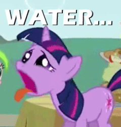 Size: 266x278 | Tagged: safe, derpibooru import, screencap, twilight sparkle, bleh, faic, image macro, meme, thirsty, tongue out