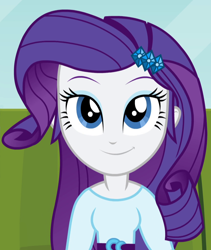 Size: 860x1019 | Tagged: safe, edit, screencap, rarity, equestria girls, rainbow rocks, cropped, cute, raribetes, smiling