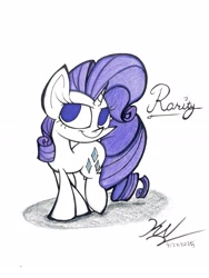 Size: 2448x3264 | Tagged: safe, artist:pelate, rarity, pony, unicorn, pose, sketch, solo, traditional art