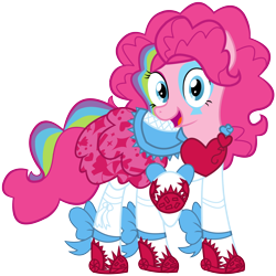 Size: 4000x4000 | Tagged: safe, artist:whatchyagonnado, pinkie pie, equestria girls, rainbow rocks, equestria girls outfit, solo