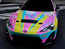 Size: 600x450 | Tagged: safe, fluttershy, pegasus, pony, car, forza motorsport 5, toyota, toyota gt86