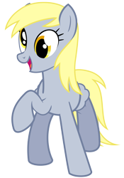 Size: 5040x7200 | Tagged: safe, artist:greenmachine987, derpy hooves, pegasus, pony, absurd resolution, female, mare, raised hoof, simple background, solo, transparent background, vector