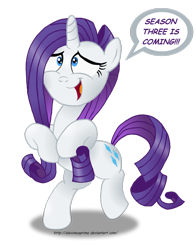 Size: 1024x1308 | Tagged: safe, artist:aleximusprime, rarity, pony, unicorn, season 3, excited, hilarious in hindsight, hype, rarity tugs her mane, simple background, transparent background, tugging