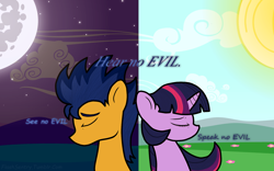 Size: 1280x800 | Tagged: safe, artist:flashsentrysartwork, derpibooru import, flash sentry, twilight sparkle, 1000 followers, ask flash sentry, female, flashlight, male, shipping, straight, tumblr