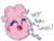 Size: 407x312 | Tagged: safe, artist:toongrowner, pinkie pie, earth pony, pony, an egg being attacked by sperm, colored, egg cell, eyes closed, implied sex, impregnation, open mouth, personified egg cell, smiling, spermatozoon, tickling, wat