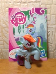 Size: 1620x2160 | Tagged: safe, derpibooru import, rainbow dash, pegasus, pony, blind bag, blind bag card, female, irl, merchandise, official, photo, solo, toy, wave 2