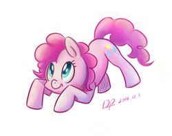 Size: 800x630 | Tagged: safe, artist:dipingxiangtr, pinkie pie, earth pony, pony, female, mare, pink coat, pink mane, pixiv, solo