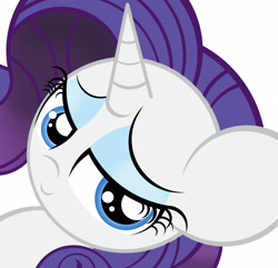 Size: 3529x3409 | Tagged: safe, artist:askshalua, rarity, pony, unicorn, female, horn, mare, solo, white coat