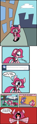 Size: 1280x4216 | Tagged: safe, artist:joeywaggoner, pinkie pie, earth pony, pony, too many pinkie pies, comic, diane, pinkie clone, the clone that got away