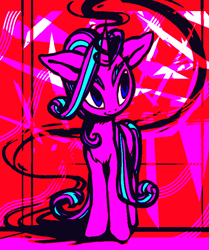 Size: 620x741 | Tagged: safe, artist:starstation, starlight glimmer, pony, unicorn, magic, smiling, smirk, solo