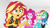 Size: 1920x1080 | Tagged: safe, derpibooru import, screencap, fluttershy, pinkie pie, rainbow dash, sunset shimmer, better together, equestria girls, rollercoaster of friendship, female, geode of empathy, geode of fauna, geode of sugar bombs, geode of super speed, magical geodes