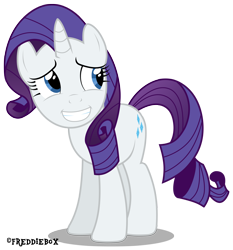 Size: 2798x3000 | Tagged: safe, artist:brony-works, rarity, pony, unicorn, female, mare, simple background, smiling, solo, transparent background