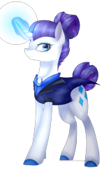 Size: 1573x2473 | Tagged: safe, artist:mp-printer, rarity, pony, unicorn, the cutie re-mark, alternate timeline, magic, moon, night maid rarity, nightmare takeover timeline, simple background, solo, transparent background