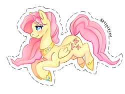 Size: 1024x775 | Tagged: safe, artist:naminzo, fluttershy, pegasus, pony, element of kindness, simple background, solo, transparent background