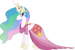 Size: 1600x1062 | Tagged: artist needed, source needed, safe, princess celestia, alicorn, pony, clothes, cute, dress, dressup, solo