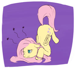 Size: 800x716 | Tagged: safe, fluttershy, pegasus, pony, female, mare, solo, tripping