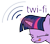 Size: 999x885 | Tagged: safe, artist:datbrass, derpibooru import, twilight sparkle, twilight sparkle (alicorn), alicorn, pony, unicorn, :p, :q, eyes closed, female, frown, magic, magical unicorn access point, mare, name pun, nose wrinkle, pun, simple background, solo, tongue out, transparent background, twi-fi, wi-fi