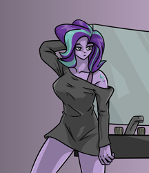 Size: 5905x6850 | Tagged: safe, artist:block, starlight glimmer, equestria girls, alternative cutie mark placement, clothes, shoulder cutie mark, solo