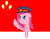 Size: 3299x2549 | Tagged: safe, artist:vittlevoom, pinkie pie, earth pony, pony, pinkamena diane pie, salute, soviet