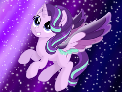 Size: 1600x1200 | Tagged: source needed, safe, artist:katya, edit, starlight glimmer, alicorn, pony, alicornified, race swap, solo, vector