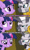 Size: 1280x2160 | Tagged: safe, derpibooru import, edit, edited screencap, screencap, twilight sparkle, zecora, pony, unicorn, zebra, bracelet, caption, comic, dialogue, ear piercing, earring, female, gold, jewelry, lip bite, mare, necklace, piercing