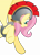 Size: 3613x5050 | Tagged: safe, artist:qtmarx, fluttershy, private pansy, pegasus, pony, simple background, solo, transparent background, vector