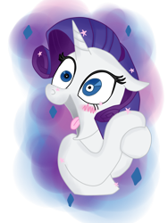 Size: 600x800 | Tagged: safe, artist:andypriceart, artist:krazykari, rarity, pony, unicorn, crazy face, faic, solo