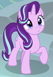 Size: 523x754 | Tagged: safe, screencap, starlight glimmer, pony, unicorn, a matter of principals, cropped, female, mare, raised hoof, solo