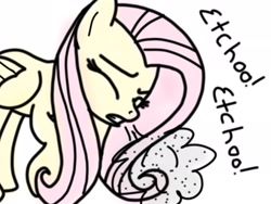 Size: 2048x1536 | Tagged: safe, fluttershy, pegasus, pony, female, mare, sneezing, sneezing fetish, solo