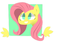 Size: 1600x1200 | Tagged: safe, artist:chibi-love69, fluttershy, pegasus, pony, female, mare, pink mane, solo, yellow coat