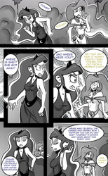 Size: 800x1300 | Tagged: safe, artist:tigerdehavilland, princess celestia, princess luna, human, humanized, smokescreen, tumblr comic