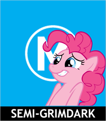 Size: 615x698 | Tagged: safe, artist:sbs dwc, pinkie pie, earth pony, pony, female, mare, meta, pink coat, solo