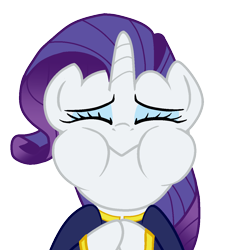 Size: 1200x1200 | Tagged: safe, artist:geraritydevillefort, rarity, pony, unicorn, puffy cheeks, rarifort, simple background, solo, the count of monte cristo, transparent background, vector