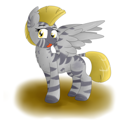 Size: 4000x4000 | Tagged: safe, artist:pzkratzer, derpy hooves, pegasus, pony, body art, bodypaint, clothes, cosplay, costume, paint, paint on fur, recolor, solo, spread wings, wings