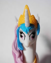 Size: 823x1000 | Tagged: safe, princess celestia, creepy, derp, derplestia, figure, irl, magazine figure, photo, quality, toy