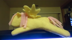 Size: 4320x2432 | Tagged: safe, artist:reellife, fluttershy, beanie (plushie), irl, photo, plushie